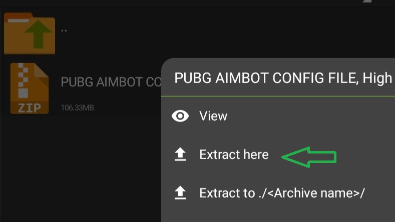 Pubg Aimbot config file extract here